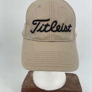 Titleist Bear's Best Las‎ Vegas Golf Hat Tan Black Embroidered Adjustable Strap